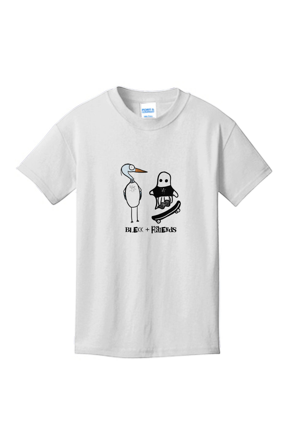Youth Core Cotton Tee - Blekk + Friends 1
