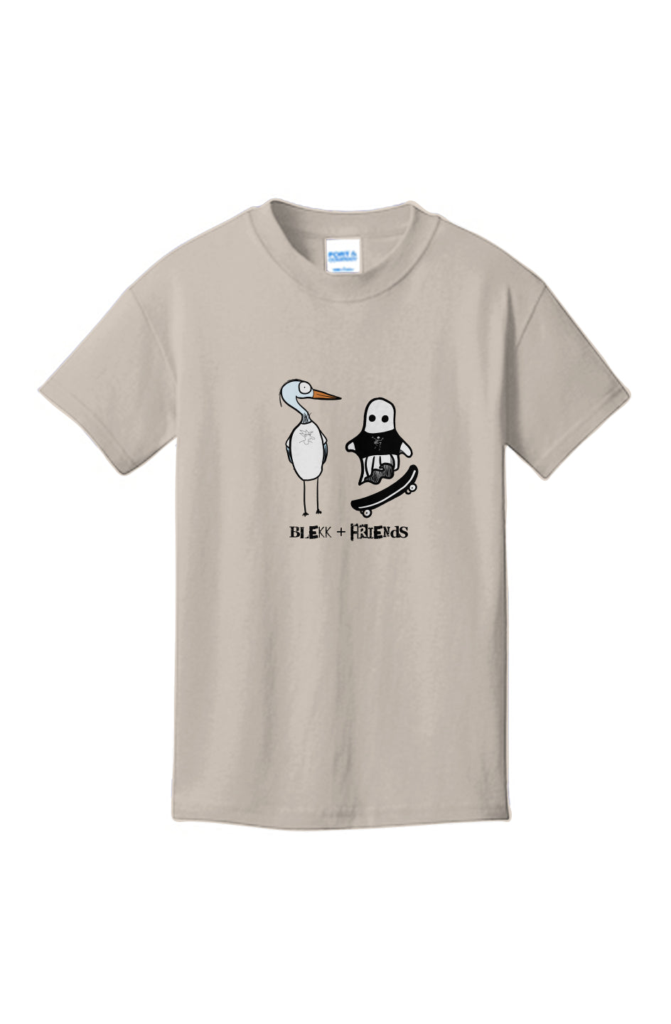 Youth Core Cotton Tee - Blekk + Friends 1