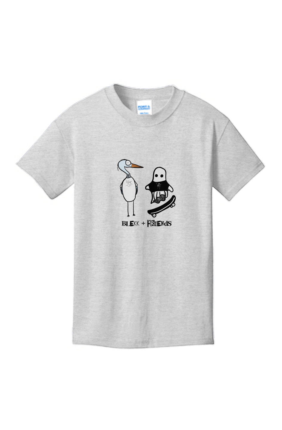 Youth Core Cotton Tee - Blekk + Friends 2