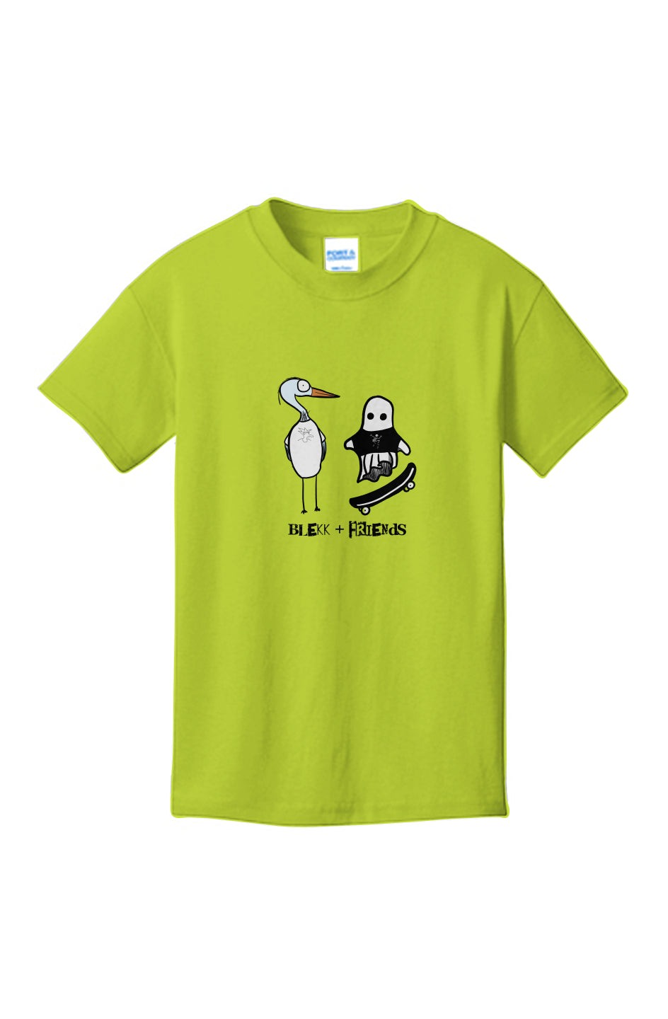 Youth Core Cotton Tee - Blekk + Friends 2