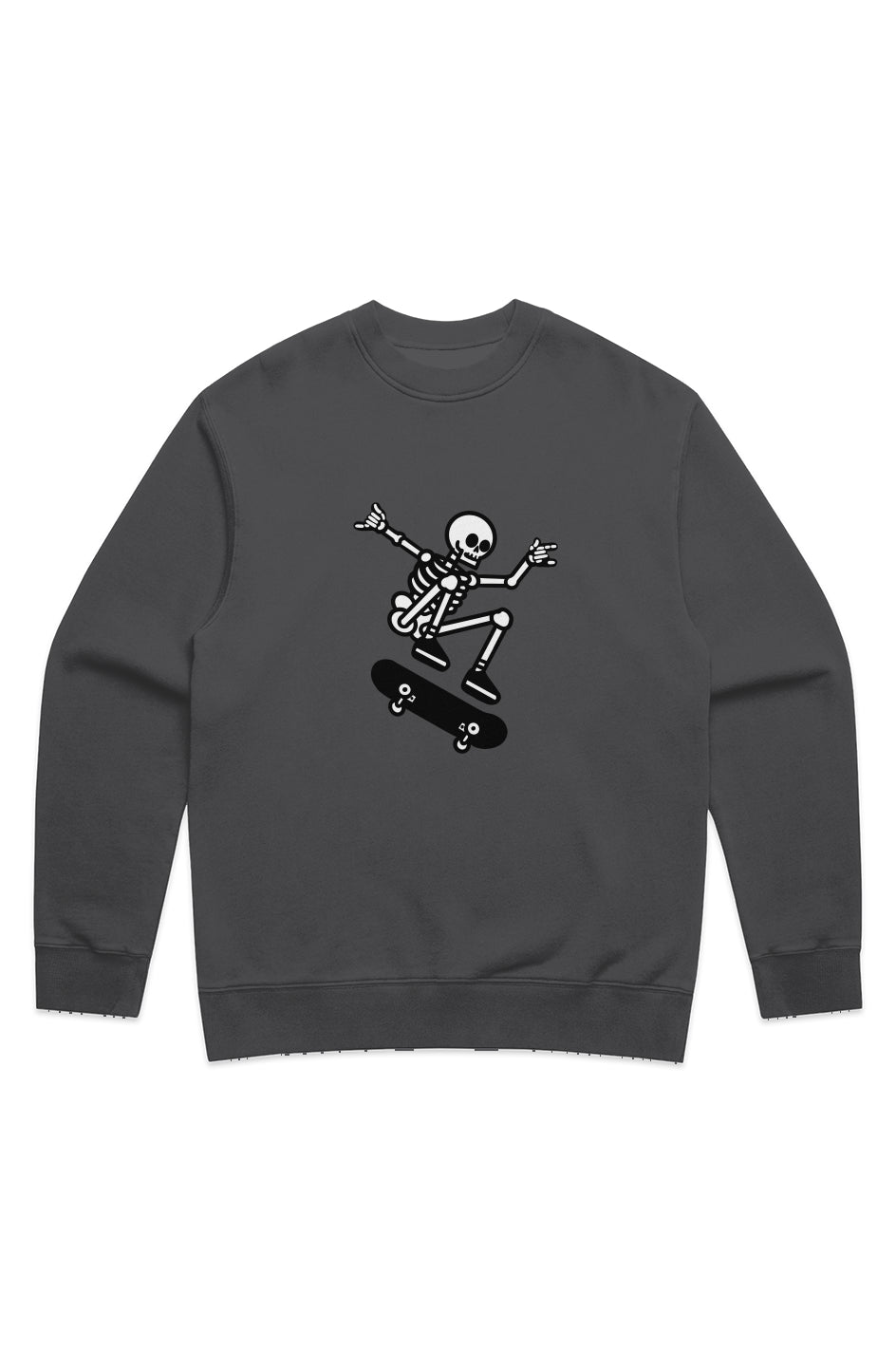MENS RELAX FADED CREW - BA Skellie