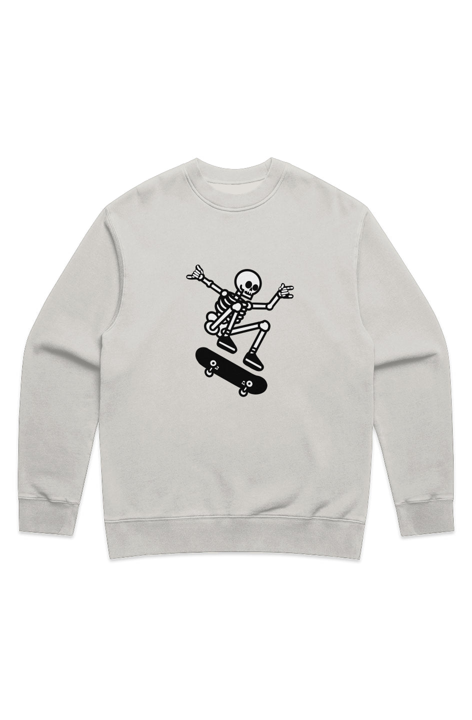MENS RELAX FADED CREW - BA Skellie