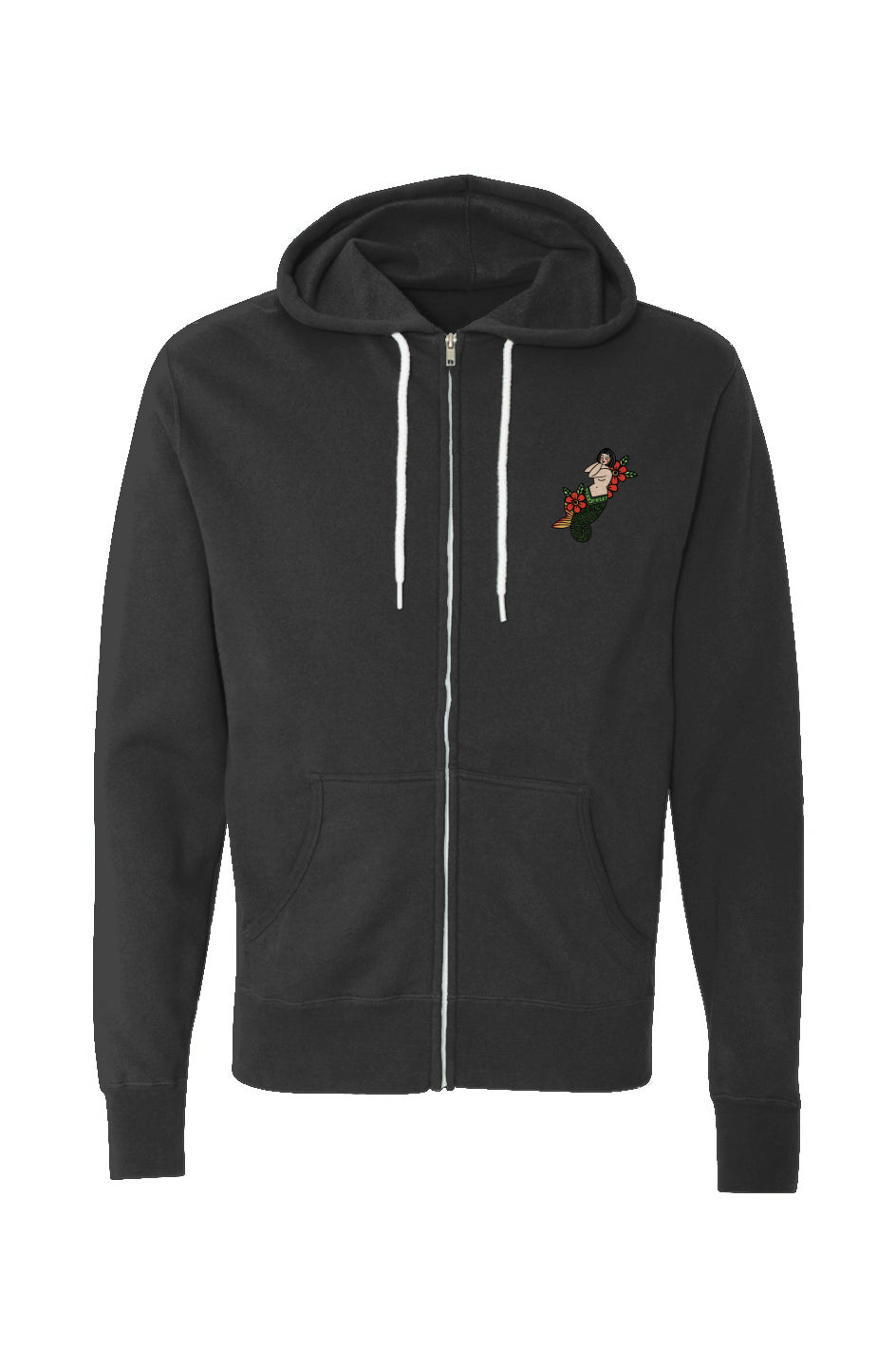Unisex Lightweight Full-Zip Hoodie - BA Mermaid 1