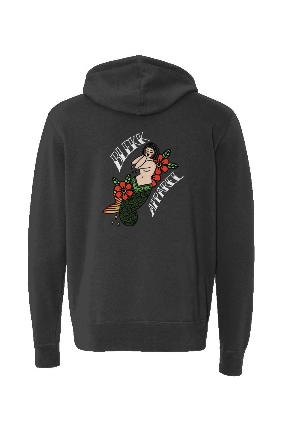 Unisex Lightweight Full-Zip Hoodie - BA Mermaid 1