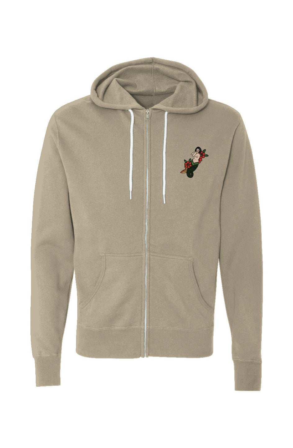 Unisex Lightweight Full-Zip Hoodie - BA Mermaid 2