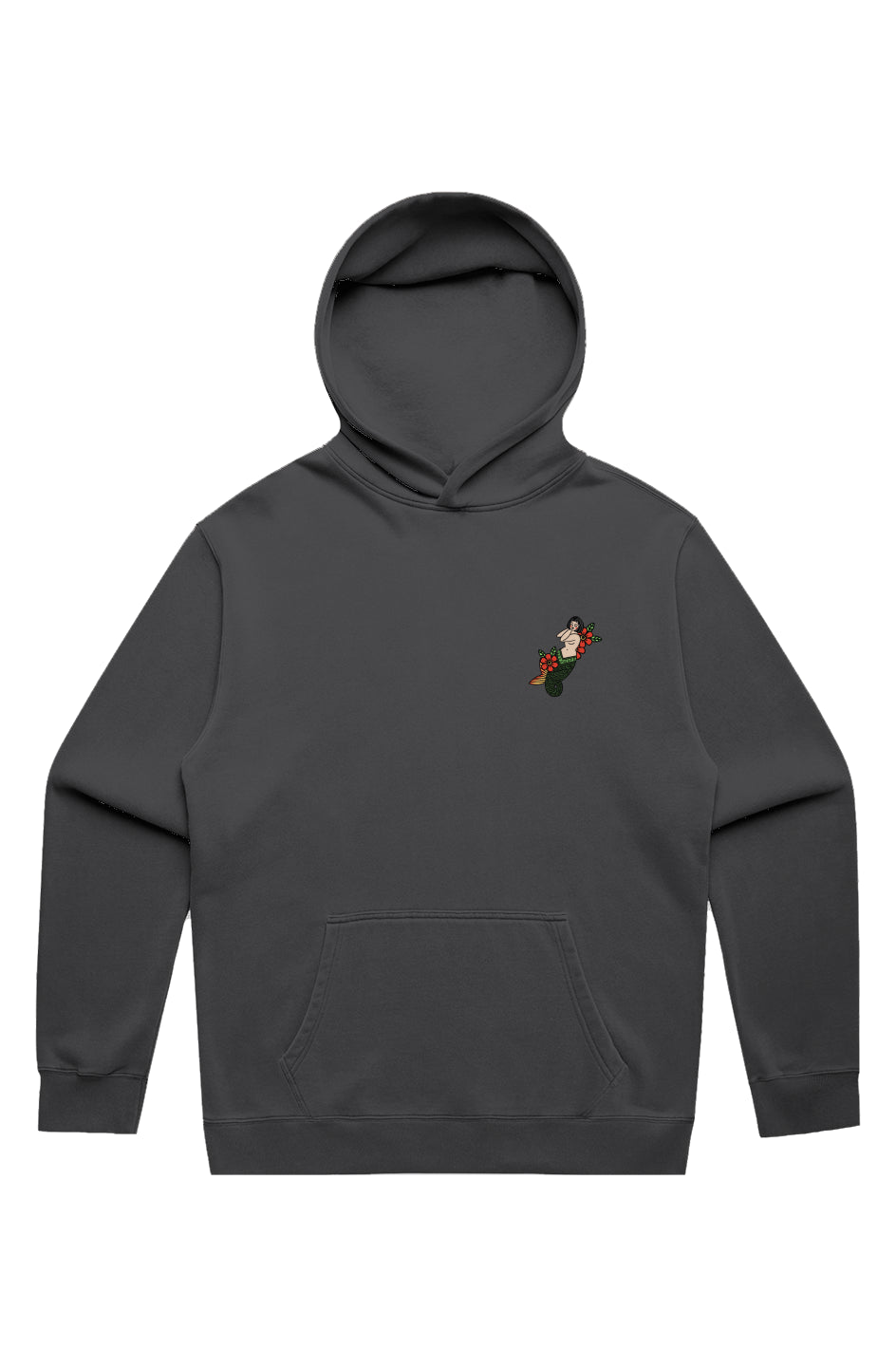 MENS RELAX FADED HOOD - BA Mermaid 1