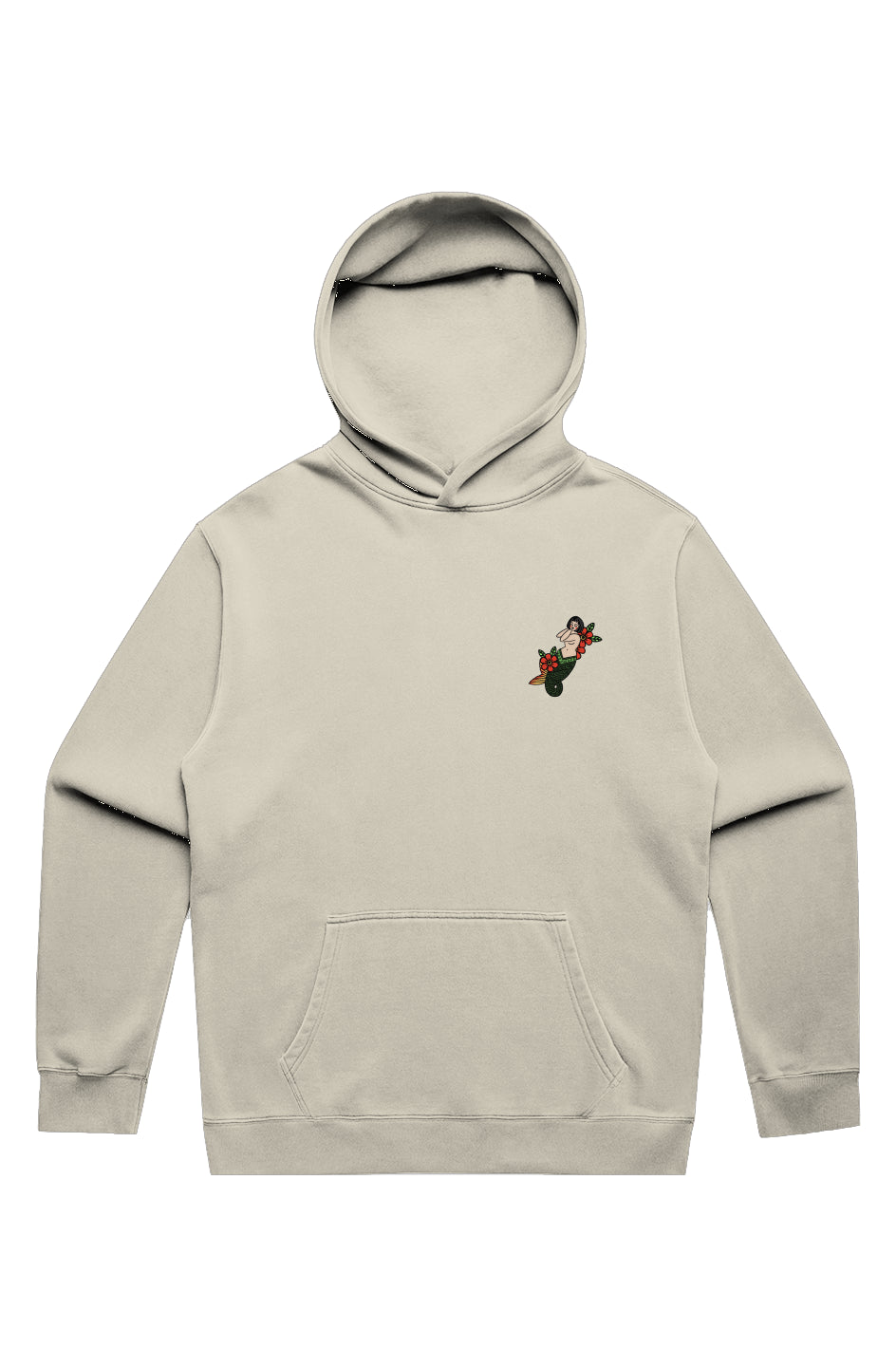 MENS RELAX FADED HOOD - BA Mermaid 2