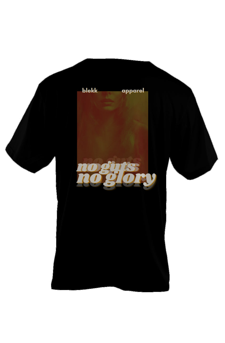 Oversized Heavyweight T Shirt - No Guts, No Glory