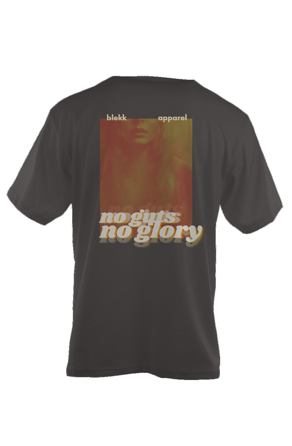 Oversized Heavyweight T Shirt - No Guts, No Glory