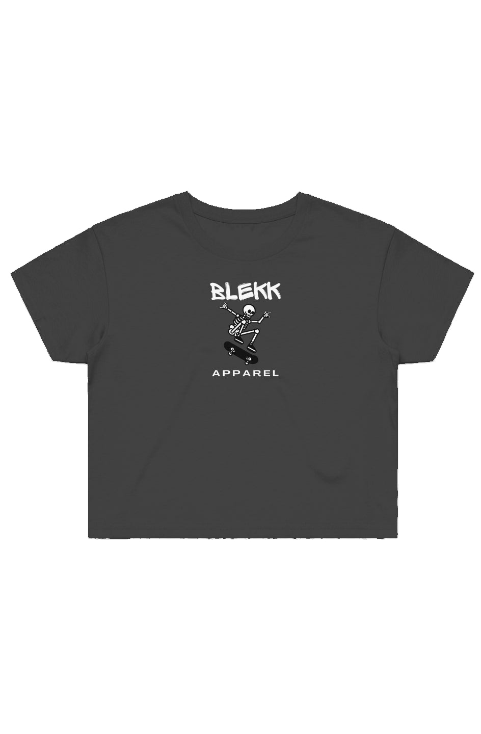 Street Crop Tee - BA Skellie Blekk