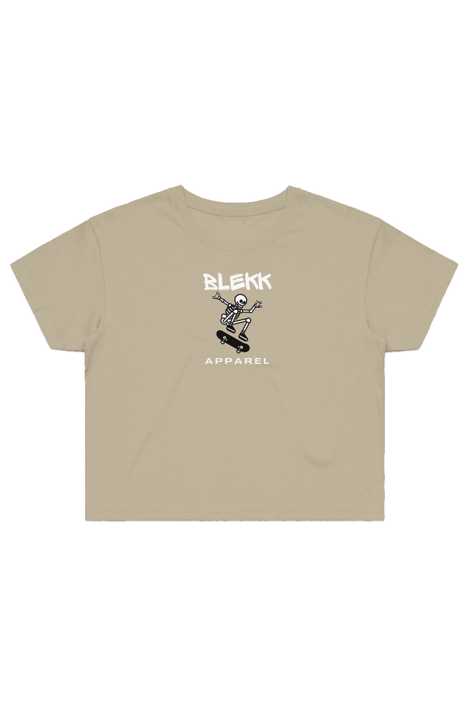 Street Crop Tee - BA Skellie Blekk