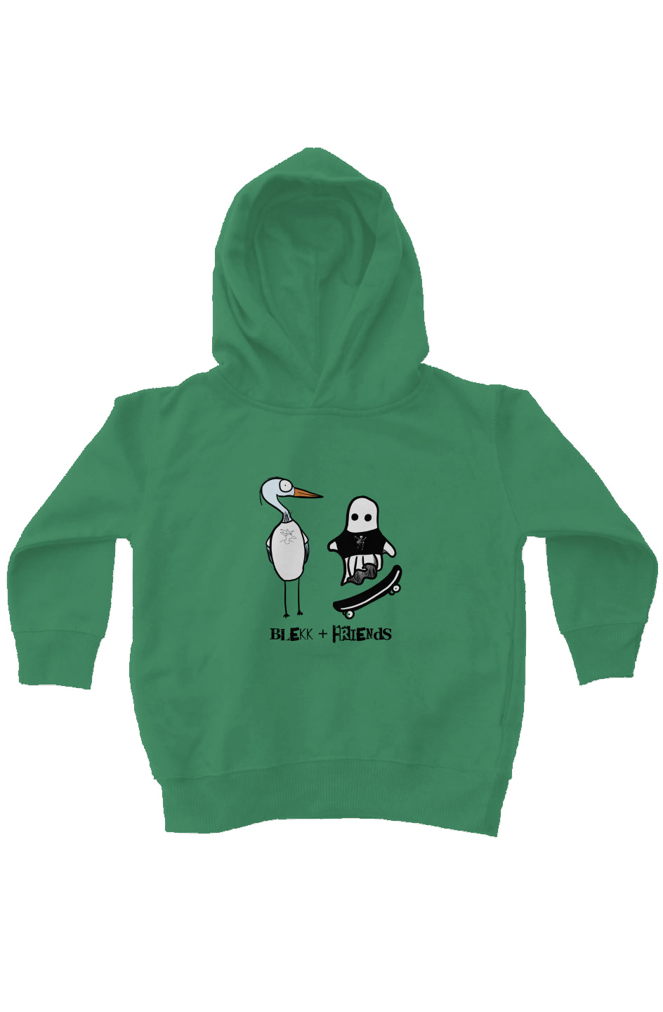 kids fleece pullover hoodie - Blekk + Friends