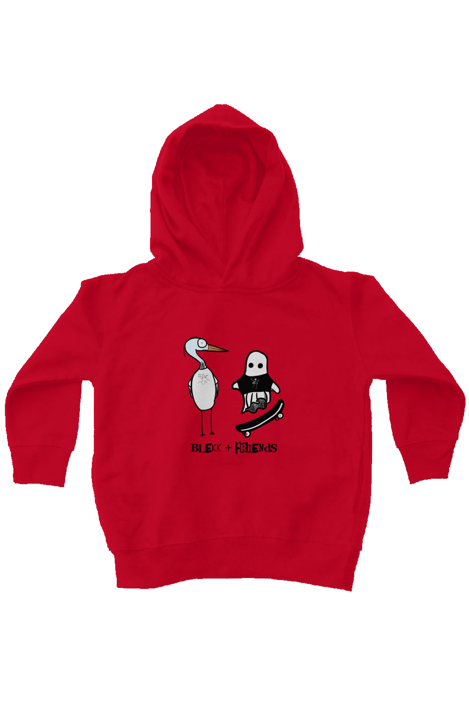 kids fleece pullover hoodie - Blekk + Friends