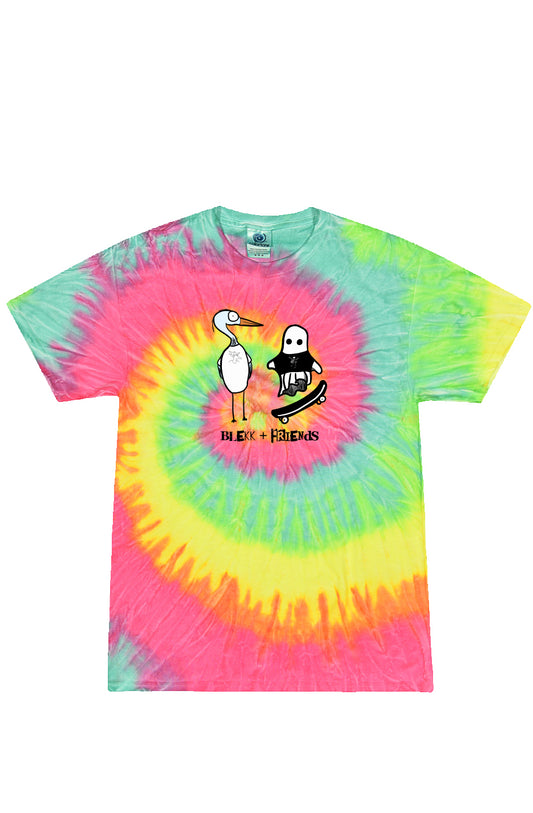 Youth Minty Rainbow Tie Dye T Shirt