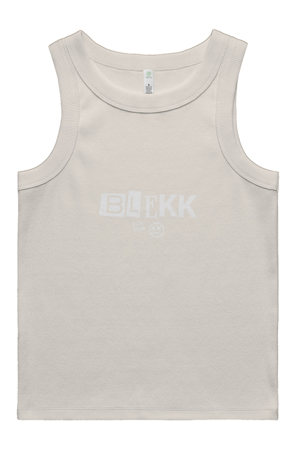 BA Smiley Blekk - Wo's Organic Rib Tank 